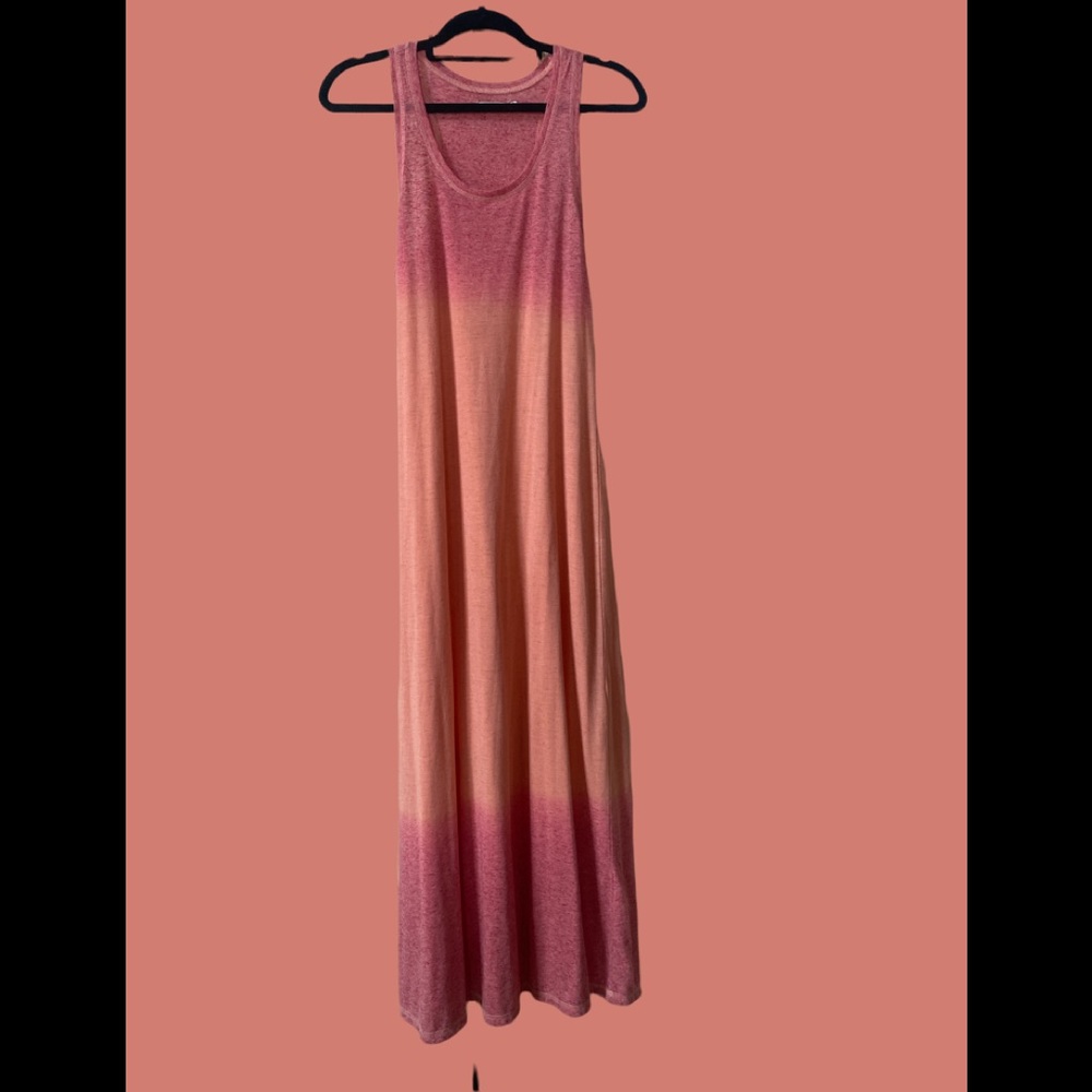 Silver maxi T shirt dress